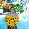 Thủ tướng Phạm Minh Chính phát biểu tại Lễ khởi công Tổ hợp du lịch nghỉ dưỡng và giải trí biển Hòn Thơm. (Ảnh: Dương Giang/TTXVN)