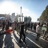 Hiện trường một vụ nổ tại thành phố Kerman, Iran. (Ảnh: AFP/TTXVN)
