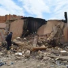 Nhà bị phá hủy trong vụ tấn công do các phần tử cực đoan tiến hành tại Gao, Mali. (Ảnh: AFP/TTXVN)