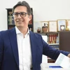 Tổng thống Cộng hòa Bắc Macedonia Stevo Pendarovski bỏ phiếu bầu Tổng thống tại điểm bầu cử ở Skopje ngày 24/4/2024. (Ảnh: AFP/TTXVN)