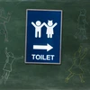 Học sinh chọn đi vệ sinh để tránh sự theo dõi của cô giáo. (Nguồn: Sixthtone)