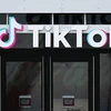 Biểu tượng Tiktok tại văn phòng ở Culver City, California, Mỹ. (Ảnh: AFP/TTXVN)