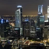 Các tòa nhà tại Singapore. (Ảnh: AFP/TTXVN)
