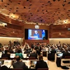 Khóa họp Đại Hội đồng Y tế Thế giới (WHA) lần thứ 77. (Ảnh: Anh Hiển/TTXVN)