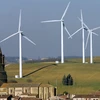 Trang trại điện gió ở gần Toulouse, Pháp. (Ảnh: AFP/TTXVN)