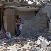Ngôi nhà bị phá hủy do xung đột tại Kramatorsk, Ukraine, ngày 14/6/2023. (Ảnh: AFP/TTXVN)