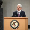 Bộ trưởng Tư pháp Merrick Garland. (Ảnh: AFP/TTXVN)
