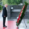 Video Tổng thống Nga Vladimir Putin đặt vòng hoa tại Lăng Chủ tịch Hồ Chí Minh