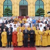 Chiều 13/6/2024, tại Phủ Chủ tịch, Chủ tịch nước Tô Lâm gặp mặt thân mật Đoàn đại biểu chức sắc, chức việc, lãnh đạo các tổ chức tôn giáo. (Ảnh: Nhan Sáng/TTXVN)