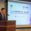 Đại sứ Việt Nam tại Nhật Bản Phạm Quang Hiệu phát biểu tại Hội nghị. (Ảnh: Tuân Giao/TTXVN)