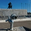 Vòi nước đã ngừng cấp nước sinh hoạt đến ngày thứ 3 tại Thessaloniki, Hy Lạp. (Ảnh: Getty Images/TTXVN)