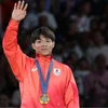 Hifumi Abe (Nhật Bản) giành huy chương Vàng Judo hạng cân 66kg nam. (Ảnh: Reuters)