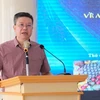 Ông Lê Thanh Hòa, Giám đốc Văn phòng SPS Việt Nam, phát biểu tại hội nghị. (Ảnh: Xuân Anh/TTXVN)