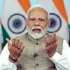 Thủ tướng Ấn Độ Narendra Modi phát biểu tại Hội nghị thượng đỉnh Tiếng nói Nam Bán cầu lần thứ 3 dưới hình thức trực tuyến ngày 17/8/2024. (Ảnh: ANI/TTXVN)