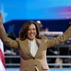 Phó Tổng thống Mỹ Kamala Harris giành được sự ủng hộ lớn tại Đại hội toàn quốc của đảng Dân chủ ở Chicago, Illinois, ngày 19/8/2024. (Ảnh: Reuters/TTXVN)