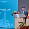 Đại sứ Việt Nam tại Malaysia Đinh Ngọc Linh phát biểu tại buổi lễ. (Ảnh: Thành Trung/TTXVN)