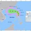 Vị trí và hướng đi của bão. (Nguồn: Trung tâm Dự báo Khí tượng Thủy văn Quốc gia)