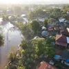 Một góc bản Mai, huyện Luang Namtha, tỉnh Luang Namtha, Bắc Lào sau trận lũ. (Ảnh: Đỗ Bá Thành/TTXVN)