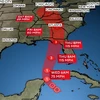 Bão Helene hiện đang di chuyển qua vùng biển Caribe với sức gió tối đa lên tới 85km/h. (Nguồn: CBS)