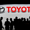 Sản lượng trong nước của Toyota giảm 22,2% xuống còn 185.680 chiếc trong tháng Tám. (Ảnh: AFP/TTXVN)