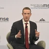 Giám đốc điều hành (CEO) Công ty Meta Mark Zuckerberg phát biểu tại một hội nghị ở Munich, Đức. (Ảnh: AFP/TTXVN)