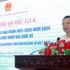 Ông Lê Văn Thanh, Thứ trưởng Bộ Lao động, Thương binh và Xã hội, phát biểu tại Hội nghị. (Ảnh: Thanh Vũ/TTXVN)