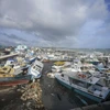 Tàu cá bị phá hủy do bão Beryl tại Barbados ngày 1/7/2024. (Ảnh: CNN/TTXVN)