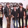 Ban nhạc lừng danh Scorpions đã có mặt tại Hà Nội. (Ảnh: Minh Sơn/Vietnam+)