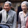 Nhật hoàng Akihito và Hoàng hậu. (Ảnh: Minh Sơn/Vietnam+) 