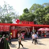 Từ ngày 9/3, Uỷ ban Nhân dân tỉnh Đắk Lắk đã khai mạc Hội chợ triển lãm chuyên ngành cà phê tại khuôn viên Bảo tàng tỉnh với hơn 400 gian hàng tham gia. (Ảnh: Minh Sơn/Vietnam+)