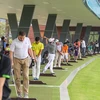 Sáng ngày 25/3, Học viện golf đầu tiên mang tên golf thủ huyền thoại Ernie Els đã chính thức đi vào hoạt động. (Ảnh: PV/Vietnam+)