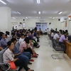 Nhiều người dân tại Hà Nội khi đi làm Thẻ Căn cước công dân mới đều được hẹn sau 2 tháng mới trả kết quả. (Ảnh: PV/Vietnam+)