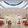 Trong năm học mới 2017 - 2018, hàng ngàn sinh viên Kinh tế quốc dân sẽ được học trong một tòa nhà mới hiện đại bậc nhất Việt Nam. (Ảnh: Minh Sơn/Vietnam+)