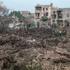 Rạng sáng này 3/1 đã xảy ra một vụ nổ bom tại một cơ sở thu mua phế liệu ở làng Quan Độ (Yên Phong, Bắc Ninh) khiến hai trẻ nhỏ tử vong và nhiều người bị thương. (Ảnh: Minh Sơn/Vietnam+)