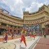 Nếu đang du lịch tại đất nước Đài Loan xinh đẹp, du khách chắn chắn sẽ không thể bỏ E-DA Theme Park, khu vui chơi giải trí hàng đầu ở thành phố Cao Hùng. (Ảnh: Minh Sơn/Vietnam+)