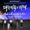 Sáng 23/8, sự kiện 'Made in Korea & Made by Korea' (MIK 2018) đã diễn ra ở khách sạn K-Hotel, Seoul với sự tham gia của hàng chục doanh nghiệp tại Hàn Quốc. (Ảnh: Minh Sơn/Vietnam+)