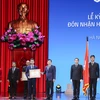 Tập đoàn Sơn Hà đã vinh dự nhận được Huân chương lao động Hạng Nhì trong buổi lễ kỷ niệm 20 năm thành lập. (Ảnh: Minh Sơn/Vietnam+)