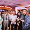Sáng 5/12 tại Hà Nội đã chính thức khai mạc Ngày Internet Việt Nam - Internet Day 2018 với chủ đề 'Internet và Hệ sinh thái số Việt Nam'. (Ảnh: Minh Sơn/Vietnam+) 