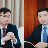Ông Nguyễn Thanh Nam, CEO của Công ty Mytel (phải) và ông Trần Văn Bằng, CEO của Telemor được đề cử vinh danh Giải thưởng Viễn thông châu Á. (Nguồn ảnh: Viettel)