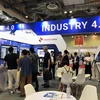 Không gian trưng bày các sản phẩm của các doanh nghiệp công nghệ Việt Nam tại CommunicAsia 2019. 