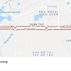 Có thể dễ dàng tìm kiếm tên đường Ngô Minh Dương trên Google Maps. (Ảnh chụp màn hình)