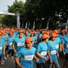 2.000 sinh viên, nhân sự trong lĩnh vực công nghệ của Hà Nội cùng tham gia giải chạy vì môi trường Run For Green. (Ảnh: FPT)