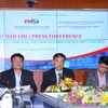 Phó Chủ tịch kiêm Tổng thư ký VNISA Vũ Quốc Thành công bố các hoạt động của Ngày An toàn thông tin Việt Nam 2019. (Ảnh: Minh Sơn/Vietnam+)
