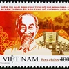 Bộ tem gồm 1 mẫu tem, thể hiện chân dung Chủ tịch Hồ Chí Minh trên nền hình ảnh quê hương của Người.