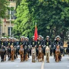 Sáng 8/6, lực lượng Đoàn Cảnh sát cơ động Kỵ binh, Bộ Tư lệnh Cảnh sát cơ động đã chính thức ra mắt. (Ảnh: Minh Sơn/Vietnam+)