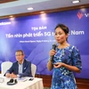 Bà Lê Thị Thu Thủy - Phó Chủ tịch Tập đoàn Vingroup. (Ảnh: Minh Sơn/Vietnam+)