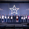 Tối 14/12, Hiệp hội Phần mềm và Dịch vụ Công nghệ thông tin Việt Nam (VINASA) đã tổ chức Lễ công bố và vinh danh TOP 10 doanh nghiệp Công nghệ thông tin Việt Nam 2020. (Ảnh: PV/Vietnam+)
