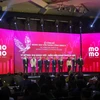 Các thành viên sáng lập và điều hành MoMo hiện tại. (Ảnh: Minh Sơn/Vietnam+)