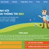 Cuộc thi trực tuyến 'Học sinh với An toàn thông tin' sẽ được tổ chức thường niên. (Ảnh chụp màn hình)