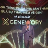 Giáo sư Vũ Hà Văn cho biết, mục đích và nội lực thôi thúc chúng tôi nghiên cứu chương trình về gen xuất phát từ một từ khóa là ‘y học dự phòng.' (Ảnh: Minh Sơn/Vietnam+)